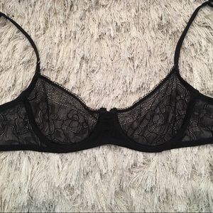 American Apparel Abstract Lace Demi Bra